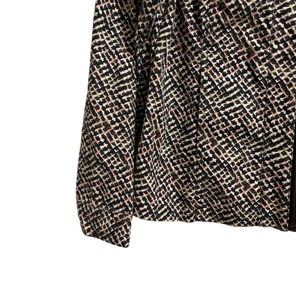 Cabi Cliffside Moto Jacket #5099 Black Graphic Print M - Picture 8 of 8